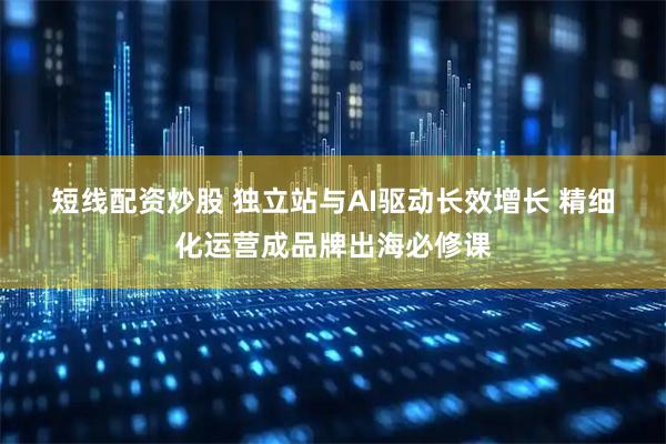 短线配资炒股 独立站与AI驱动长效增长 精细化运营成品牌出海必修课